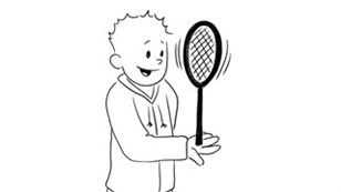 Balancer ketsjeren i din hånd