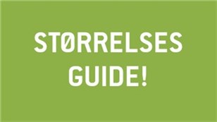 Størrelse guide (person højde)