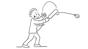 Kast bolden til dig selv