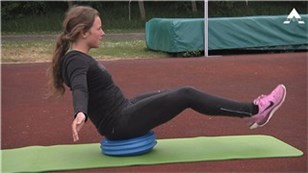 Balancepude siddende