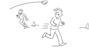 Fange - kaste - løbe