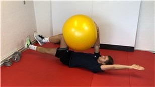 Liggende diagonal armsving og benspark