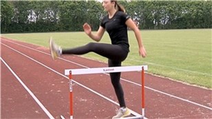 Saksespring stående