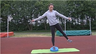 Balancepude stående