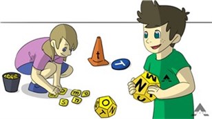 Slå med terningen og find ærteposen