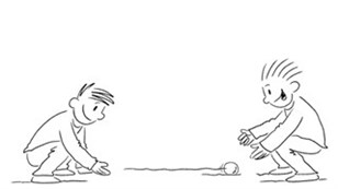 Trille og kaste bolden