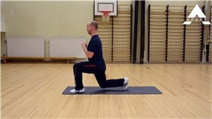 Placering på yogamåtte