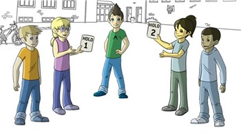 Gangestå med bankør