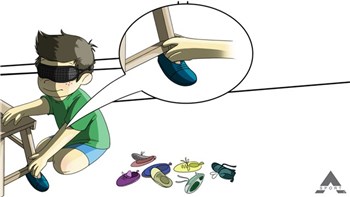 Give skammel sko på