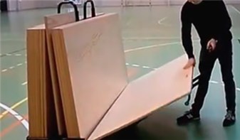 Køre/løftestang til bandevogn