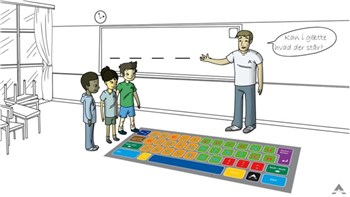 Hop og find et bogstav