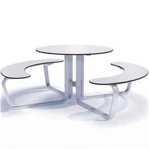 A1-serien - Rundt bord-bænkesæt