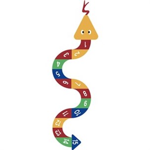 Asfaltdekoration - termoplast - Lille slange