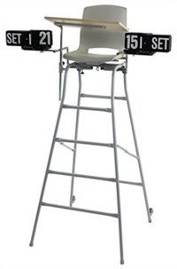 Badmintondommerstol, komplet