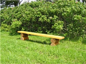 Bænk - lærk/robinia