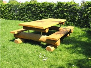 Bænke/bord - lærk/robinia