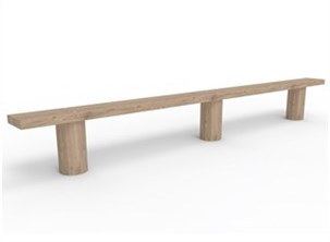 Bænke til grillhus L: 280 cm