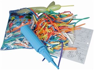 Ballonsæt - 200 balloner og pumpe