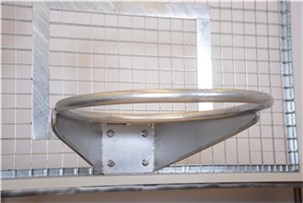 Basketball street kurv i galv. stå