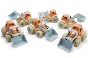 Bio plast traktor m/grab Dantoy