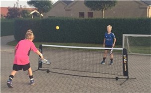 Børnetennis net M/fødder