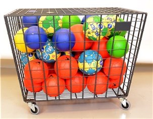 Boldvogn med hjul incl. trolley