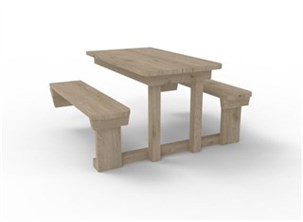 Bord-bænkesæt til legehus