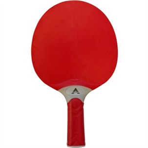 Bordtennisbat Basic helstøbt Rød