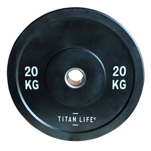 Crossfit Vægtskiver 20kg. 2 Stk i gummi