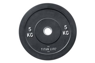 Crossfit Vægtskiver 5kg. 2 Stk i gummi