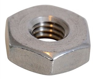 Fladmøtrik M8 rustfri - for netkrog