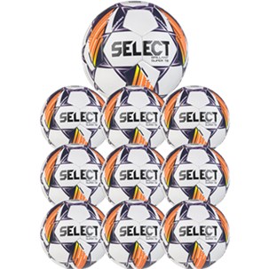 Fodbold Super Brillant TB Str. 5 Hvid 10 stk.