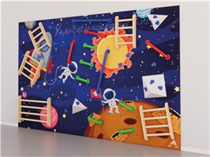 Folie til klatreplader - Det ydre rum