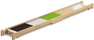 Forskellig underlags-balancebane