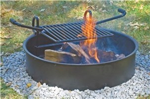 Grill incl. rist justerbar Ø 81 cm.