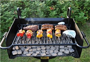 Grill incl. rist til parkbrug