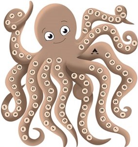 Gulvlaminat Blæksprutte konturskåret