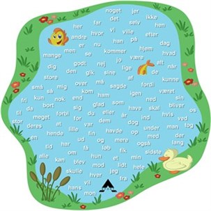 Gulvlaminat ordsø med 120 mest brugte ord