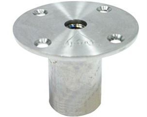 Gulvroset m/gevind - Ø12 mm M/Bund