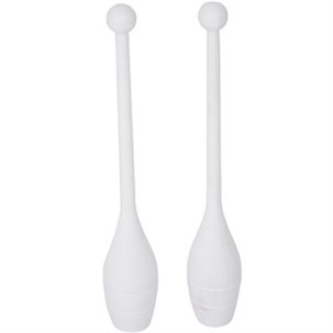 Gymnastikkøller Hvid - 35cm