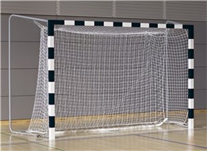 Håndboldmål aluminium VM sort/hvid ramme