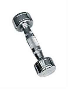 Håndvægt 2 kg - Krom