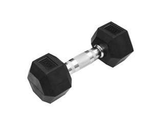 Håndvægt Basic 1 kg - Gummi