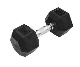 Håndvægt Basic 10 kg - Gummi