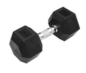 Håndvægt Basic 15 kg - Gummi