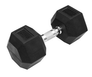 Håndvægt Basic 20 kg - Gummi