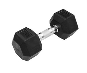 Håndvægt Basic 4 kg - Gummi