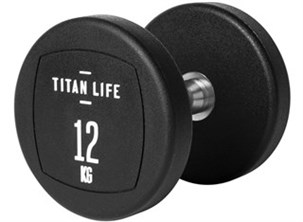 Håndvægt Titan life 12 kg - Gummi