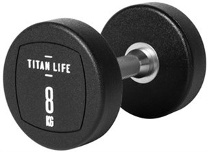 Håndvægt Titan life 8 kg - Gummi