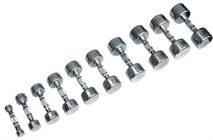 Håndvægt sæt Komplet Krom